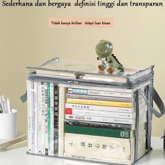 

KEKINIAN TAS PENYIMPANAN TRANSPARAN /TAS PENYIMPANAN BUKU /TAS DOKUMEN STORAGE BOX/TAS PENYIMPANAN KOMIK /RANSPARAN TEMPAT PENYIMPANAN STORAGE BOX BUKU NOVEL