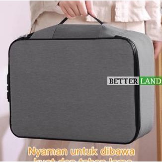 

[BARU] TAS PENYIMPANAN DOKUMEN / FILE TAHAN API WATERPROOF SIZE BESAR BERKUALITAS