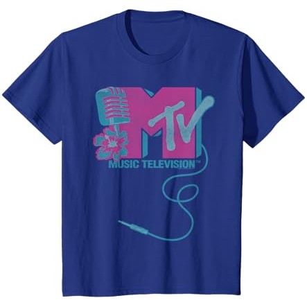 Kaos Logo Mikrofon Hawaii MTV |5lBcqPWv|