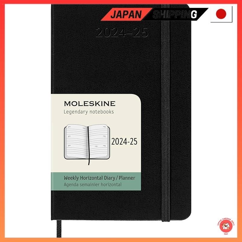 

【Langsung dari Jepang】Perencana Molesskine 2024 Juli mulai 18 bulan buku harian mingguan sampul keras horizontal ukuran saku (9cm x 14cm) hitam DHB18WH2Y25. |77UrDVoy|