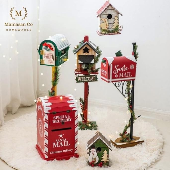 

Christmas Red Box Mailbox Decoration | Dekorasi Kotak Pos Natal