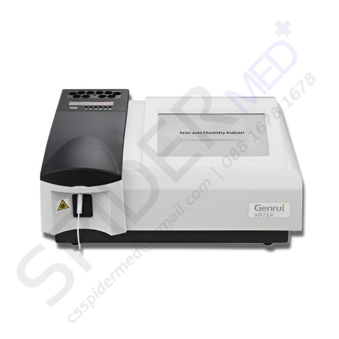 Genrui WP21A Semi Auto Chemistry Analyzer Alat Laboratorium Medis Analisis Kimia Semi Otomatis WP 21