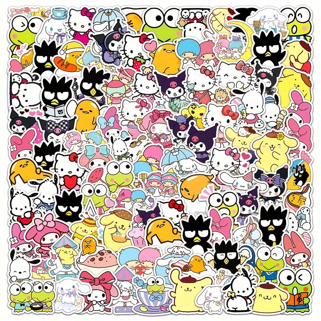 

25pcs Stiker Lucu Sanrio Cute Cartoon Stickers Set Mix | Sticker Lucu | Sticker Aesthetic | Sticker Hp | Sticker Tumblr | Sticker Decoratif | Sticker journal | Sticker Anti Air