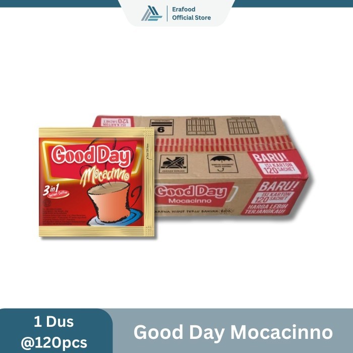 

Ready Stock Good Day Mocacinno - 1 Dus @120Pcs