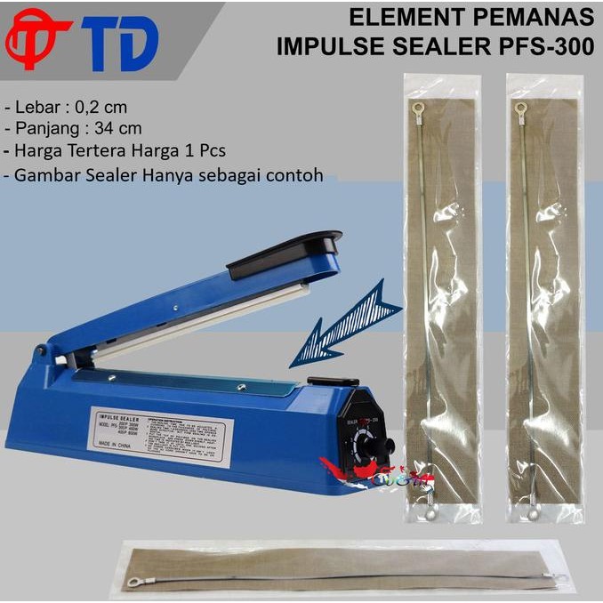 Alat Pres Segel Plastik Mesin Pres Impulse Sealer Makanan TD [terbaik]