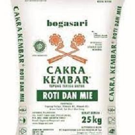 

Tepung Terigu Cakra Kembar 25 kg GOJEK OR GRAB ONLY swar