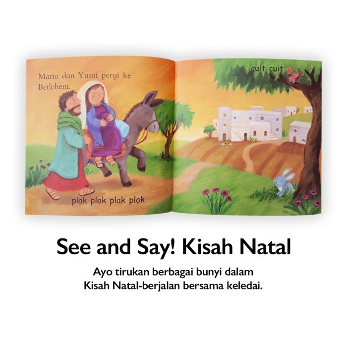 

Buku See And Say Kisah Natal Oleh Victa Tebbs