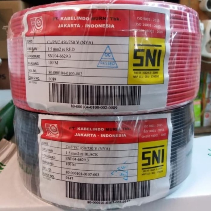 Kabel Nya 1.5 Mm 4 Besar Nya 1,5Mm Kabelindo Nya 1.5 Mm Kabelmetal