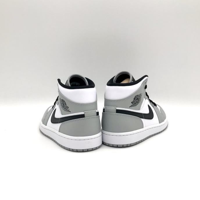 READY NIKE AIR JORDAN 1 MID LIGHT SMOKE GREY DIOR 100% ORIGINAL