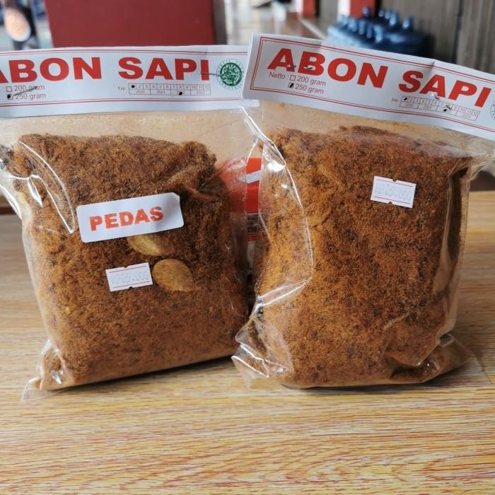 

Abon Sapi Besar Home Made Original Pedas Manis