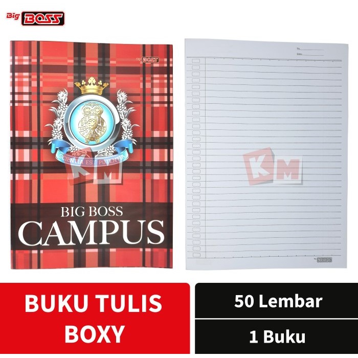 

Buku Tulis Boxy Big Boss Campus Isi 50 Lembar / BigBoss 50 Lbr