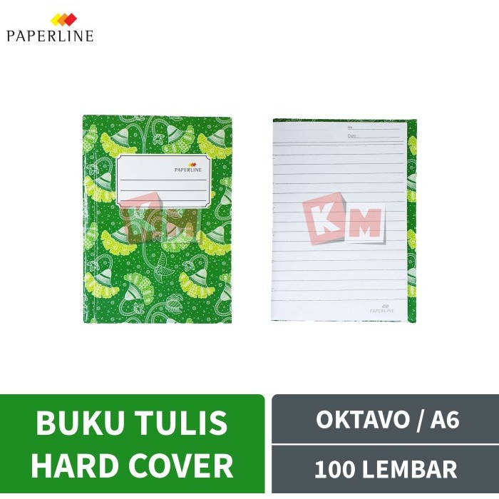 

TERMURAH - Buku Tulis Hard Cover Oktavo Paperline Isi 100 Lembar A6 Hardcover