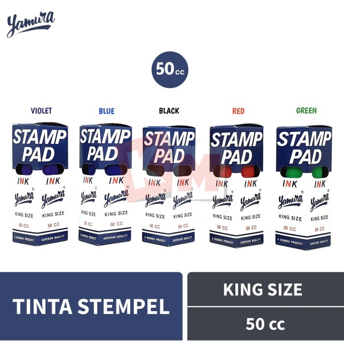 

Stamp Pad Ink / Refill Tinta Stempel Yamura King Size 50 cc