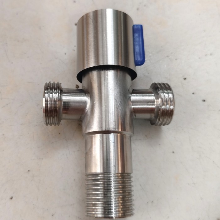 HARGA DISC - kran shower stenlis / stopkran stop kran T kloset cebok bukan onda