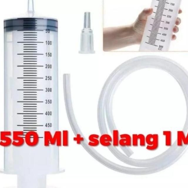 

Suntikan Besar Raksasa Jumbo 550 ml Extra Large Syringe Size 550ml