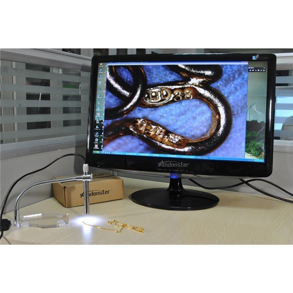 Andonstar 500X 8LED 2MP Digital USB Microscope Otoscope PCB