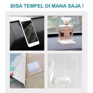 

Double Tape Ajaib KOTAK/PAPAN Transparan Isolasi 2 sisi Solatip Tape