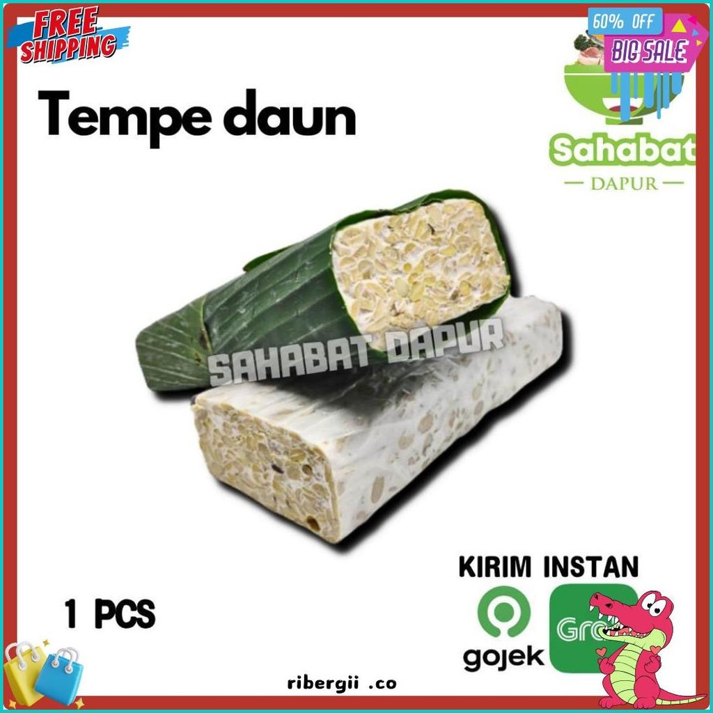 

Tempe Daun Pisang / Tempe Segar 1Pcs - Sahabatdapur (Lagi Diskon)