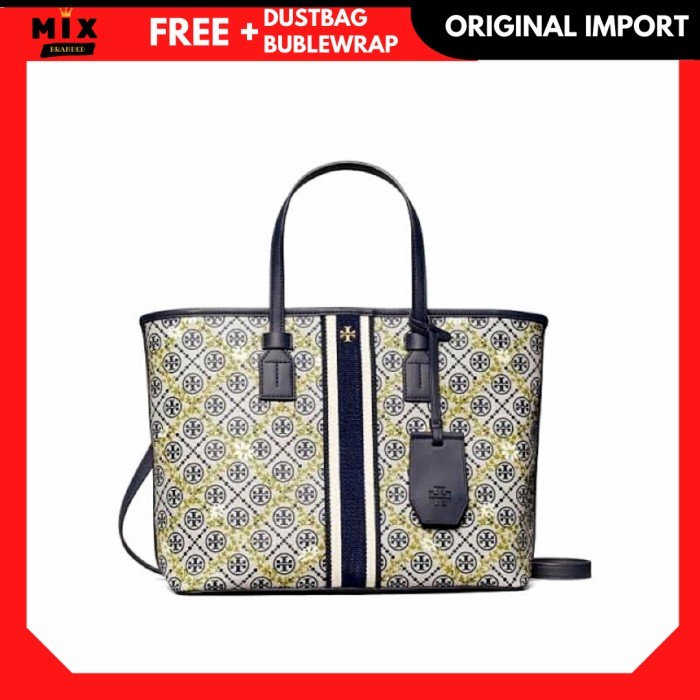 TAS TORRY BURCH FLOWER MEDIUM TOTE BAG ORIGINAL PREMIUM BRANDED CL007