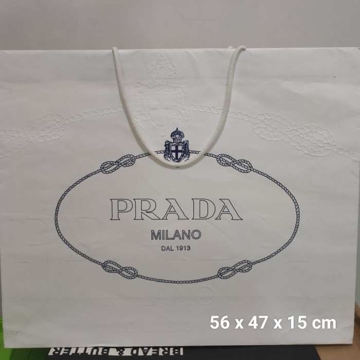 paperbag prada large / paper bag prada original / dustbag prada authen