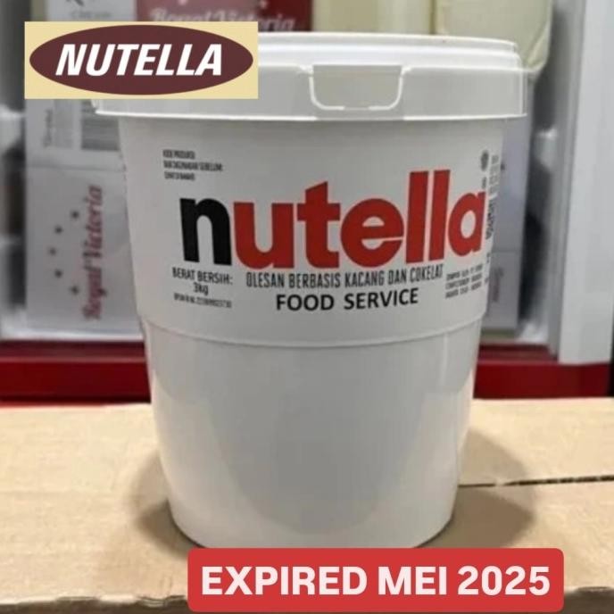 

Selai Coklat Nutella 3 Kg Made In Italy By Ferrero