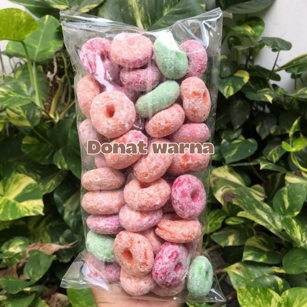 

Grosir COD donat kering donat warna jadul donat kering gula salju jadul kue kering donat kue donat kering Murah