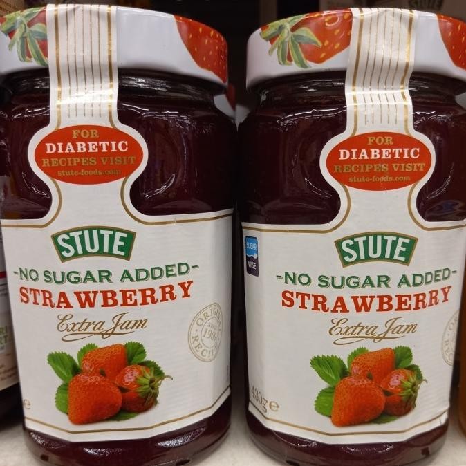 

Stute Diabetic Strawberry Jam 430Gr | Selai No Sugar Added 430Gr