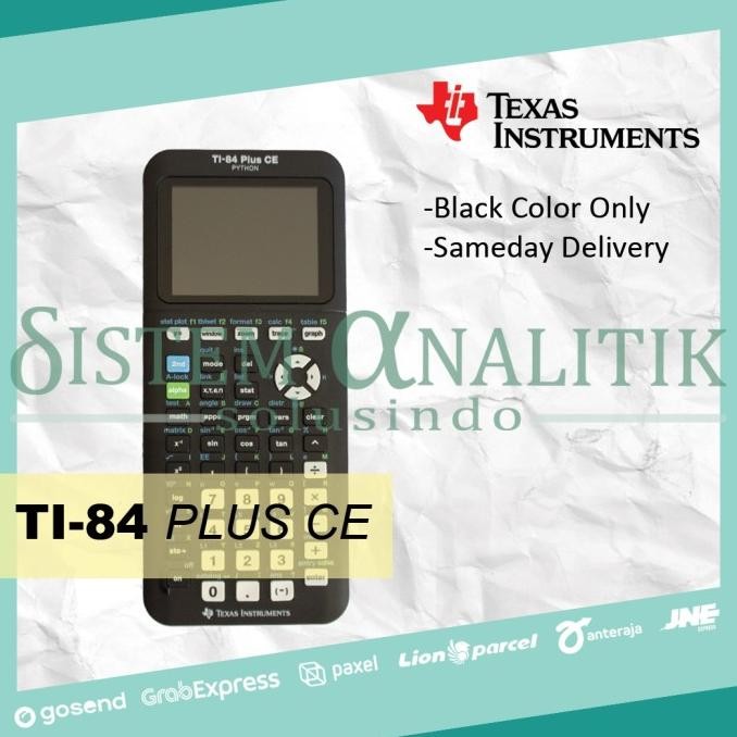 

TEXAS INSTRUMENTS TI-84 PLUS CE GRAPHING CALCULATOR ORIGINAL DAN TERPERCAYA