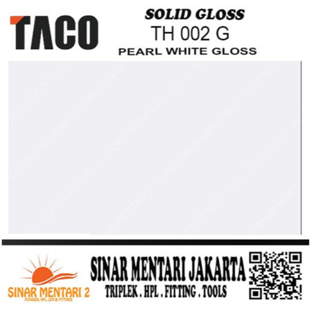 TACO HPL TH 002 G - Pearl White Gloss