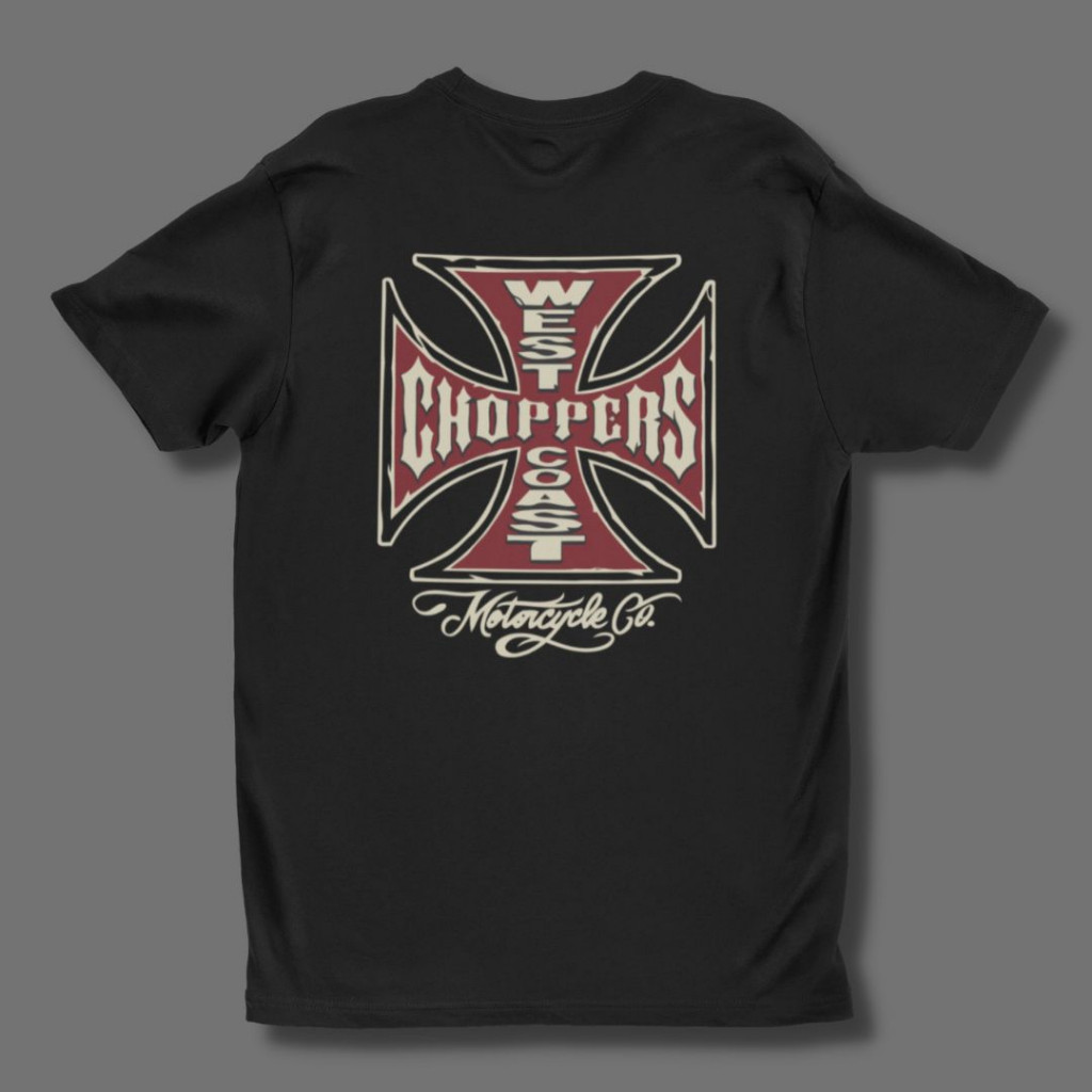 HOT Kaos Retro West Coast Chopper Motorcycle