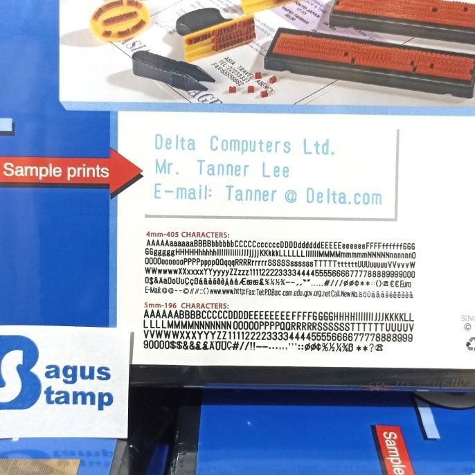 

Stempel Shiny S200 (Printing Kit) / Stempel Bongkar Pasang Original Dan Terpercaya