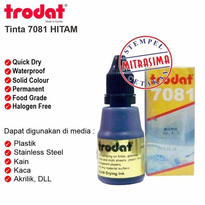 

Trodat 7081 ( Tinta Stempel Permium Permanen ) Original Dan Terpercaya