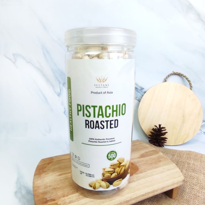 

TERJAMIN Kacang Pistachio Roasted Salted 500 gr - Kemasan Toples