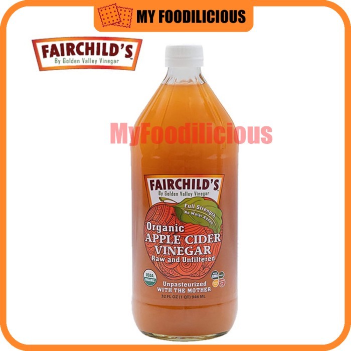 

Fairchild'S Organic Cider Vinegar 32Oz/946Ml Fairchild