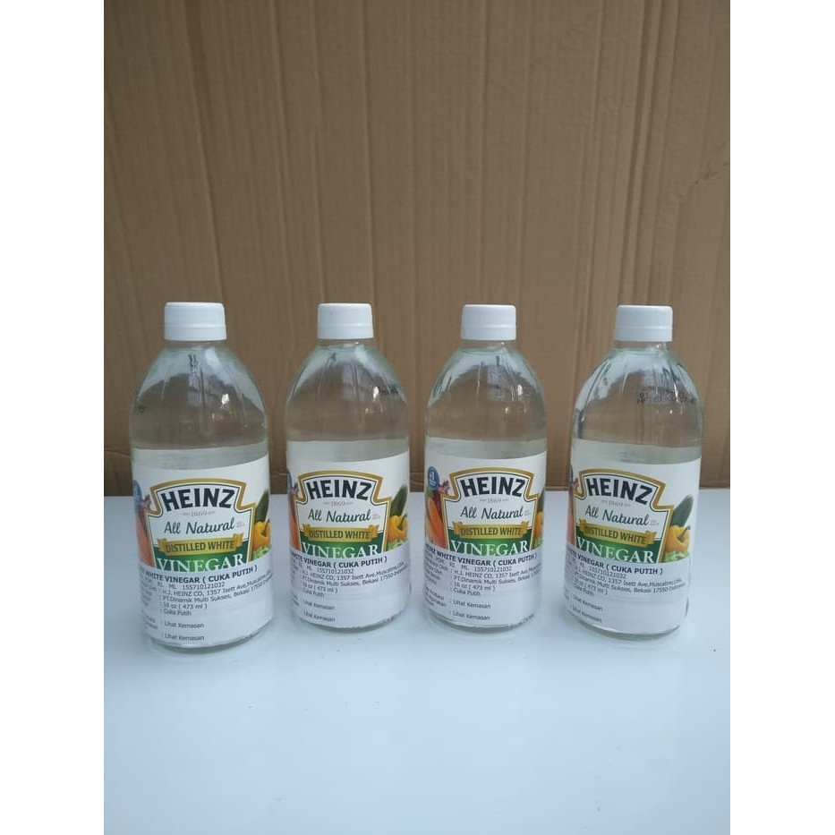 

Cuka Putih / Distilled White Vinegar Heinz 473 Ml