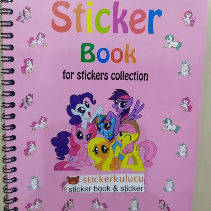 Sale Buku Stiker Cover Little Pony / Album Stiker / Sticker Book