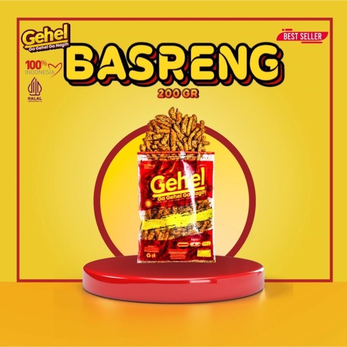 

CUCI GUDANG Gehel Basreng 200gr - Makanan Ringan