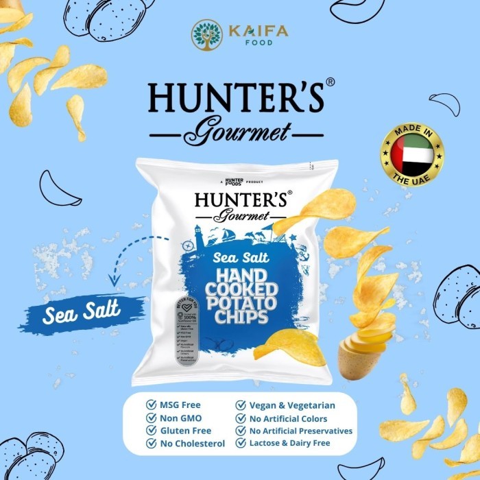 

TERBAIK Hunters Gourmet Hand Cooked Potato Chips - Keripik kentang