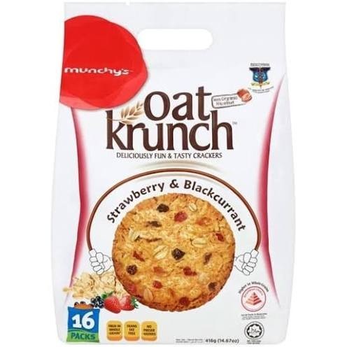 

BERMUTU Biskuit/Biscuit Oat Krunch Munchy's Bag 16s