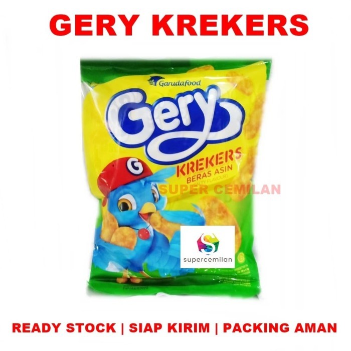 

HEMAT Gery Krekers Beras Asin (isi 10 pcs) Crackers Krakers