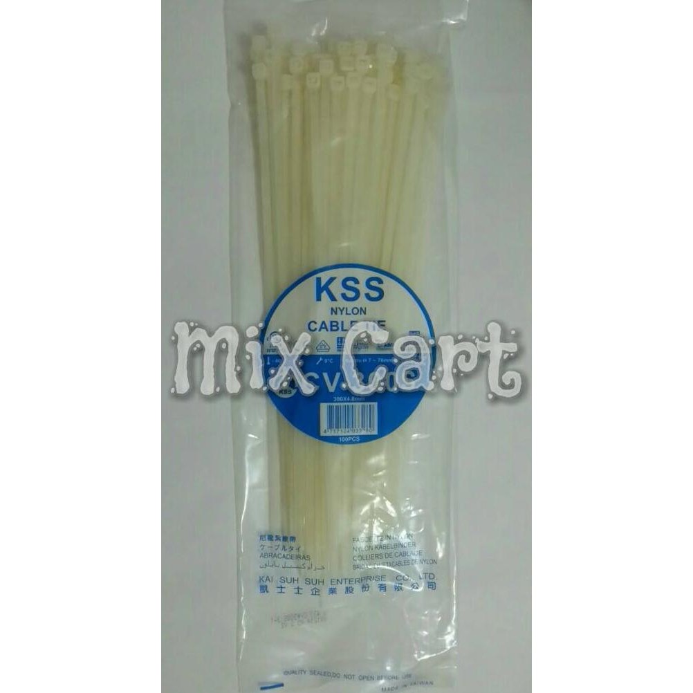 

Sale Kabel Tis (Cable Tie / Ties) Kss Cv-300S 30Cm - Putih (White)