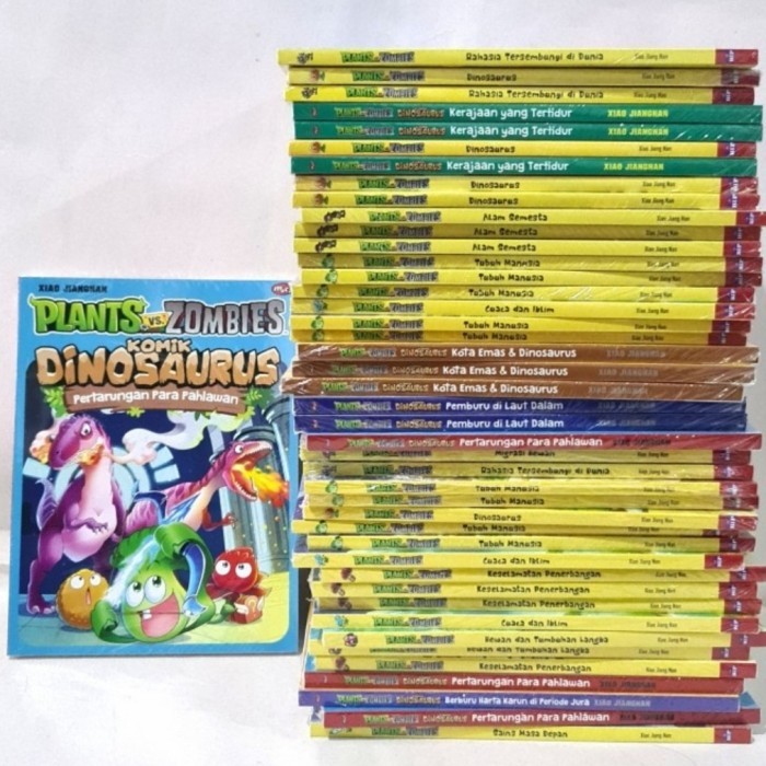 buku plants vs zombies/pvz/plants and zombie/educomic sains