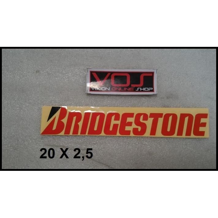 

BEST DEAL STIKER UNIK BRIDGESTONE !!!!