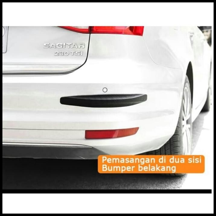 GRATIS ONGKIR BUMPER GUARD CARBON UNIVERSAL MOBIL AVANZA/XENIA/VELOS 