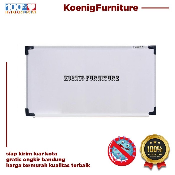 

TERMURAH - Whiteboard Gantung Sakura 180 x 120 / Papan Tulis Sekolah 180 x 120