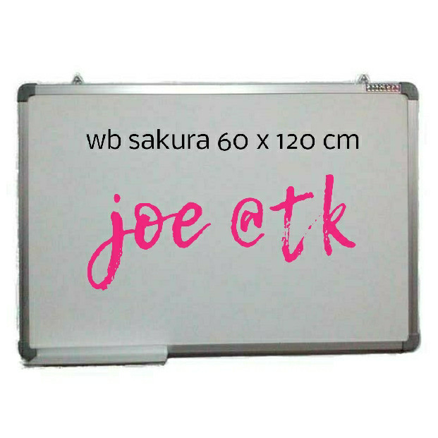 

Papan Whiteboard gantung sakura 60 x 120 cm Magnet