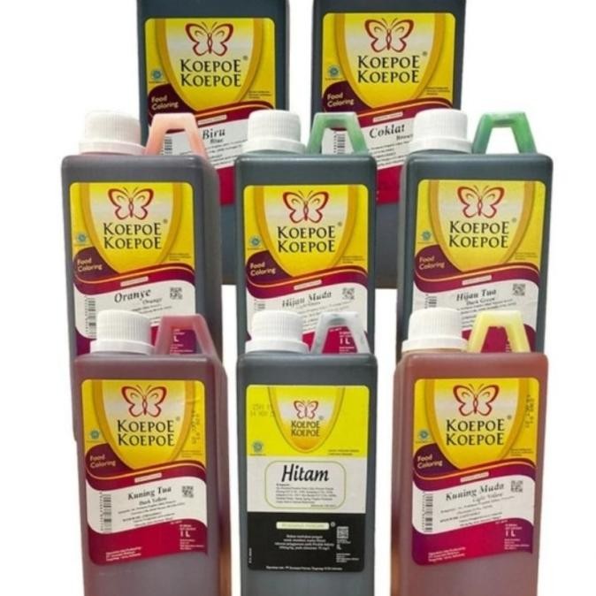 Pewarna Makanan Koepoe 1 liter Kupu Food Coloring KGS