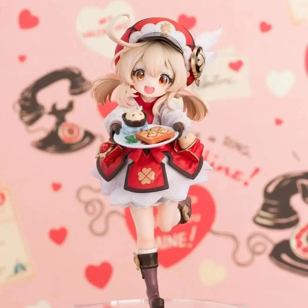 16cm genshin impact klee action figure sweets paradise klee figurine action collectible model cute a