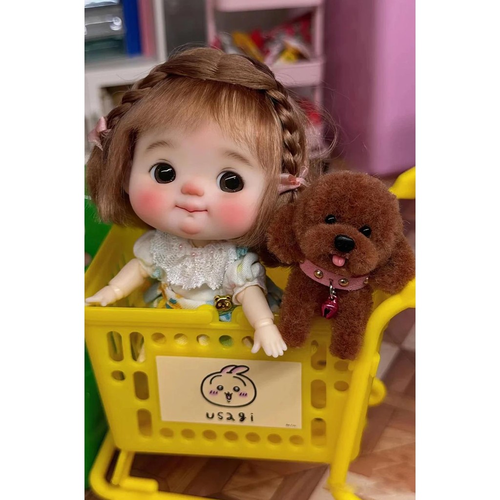 2024 new bjd naituanzi qbaby big head resin doll fashion doll