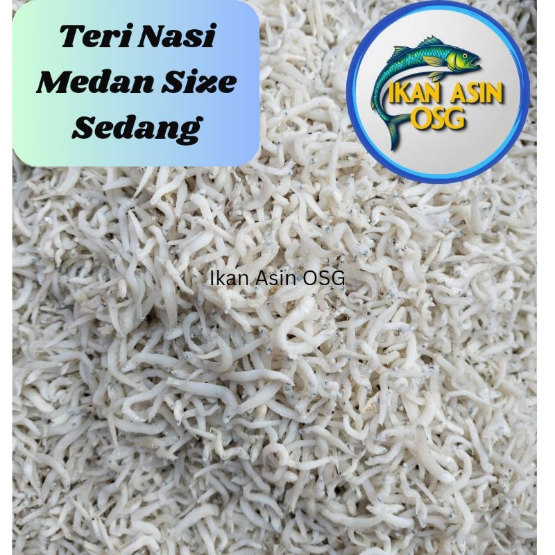 

Ikan Asin Teri Nasi Medan Size Sedang 250gr